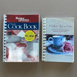 Set of 2: Better Homes and Garden & Cooking Up A Cure Cajun Cook Books